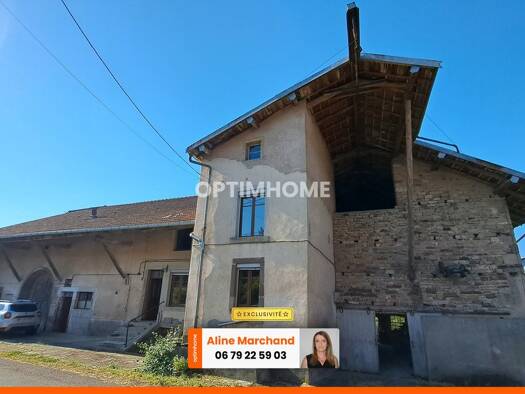 Maison à vendre 85 000 € 5 pièces 3 chambres 160 m² 919 m² de terrain Betoncourt-Saint-Pancras 70210