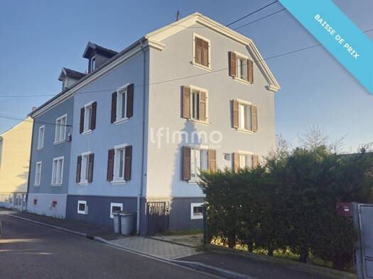Appartement à vendre 72 000 € 3 pièces 2 chambres 57 m² Étage 1/2 Sud Lutterbach 68460