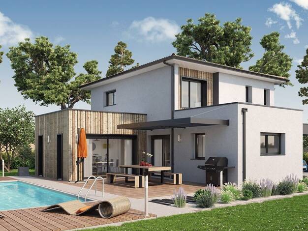 Terrain avec maison neuve à vendre 425 320 € 5 pièces 4 chambres 138 m² 814 m² de terrain Saint-Selve 33650
