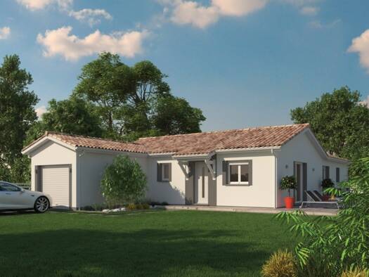 Terrain avec maison neuve à vendre 230 037 € 4 pièces 3 chambres 92 m² 1 940 m² de terrain Saint-Griède 32110