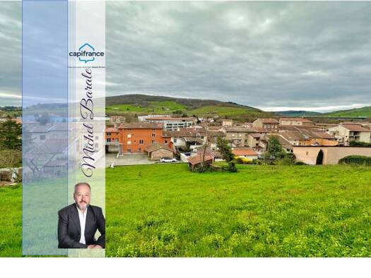 Terrain constructible viabilisé à vendre 165 000 € 751 m² de terrain Vindry-sur-Turdine 69490