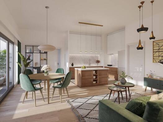 Appartement à vendre - neuf 222 000 € 3 pièces 2 chambres 58 m² RDC/3 Courseulles-sur-Mer 14470