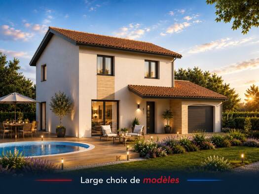Terrain avec maison neuve à vendre 280 000 € 4 pièces 3 chambres 94 m² 304 m² de terrain Trévoux 01600