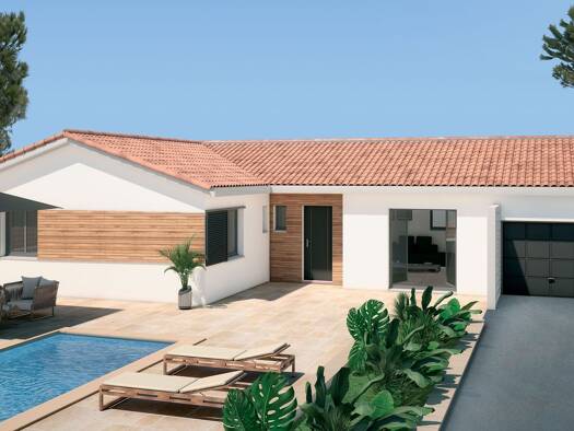 Terrain avec maison neuve à vendre 265 800 € 4 pièces 3 chambres 110 m² 480 m² de terrain Sainte-Eulalie 11170