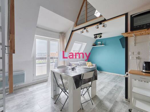 Duplex à louer 690 € 2 pièces 1 chambre 34,4 m² Dernier étage, Étage 5/5 Villers sur Mer 14640