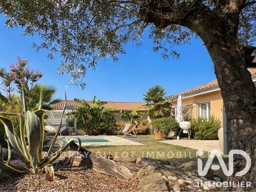 Maison de plain-pied à vendre 299 000 € 5 pièces 3 chambres 95 m² 540 m² de terrain Ouest Saint-Maurice-l'Exil 38550