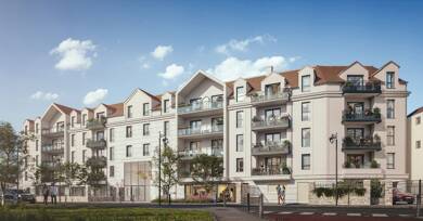 Appartement à vendre - Neuf 232 200 € 1 pièce 41,2 m² RDC/4 Ascott-Village Ouest-Le Verger Roissy-en-Brie 77680