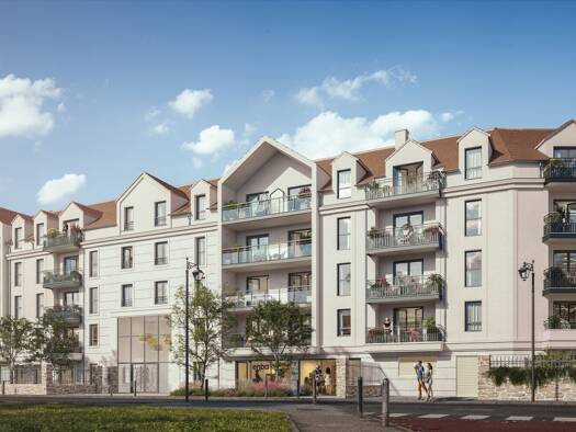 Appartement à vendre - Neuf 218 200 € 2 pièces 35,1 m² Étage 3/4 Ascott-Village Ouest-Le Verger Roissy-en-Brie 77680