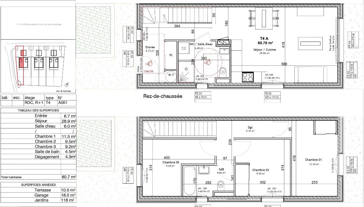 Maison à louer, 81m², POULE LES ECHARMEAUX
