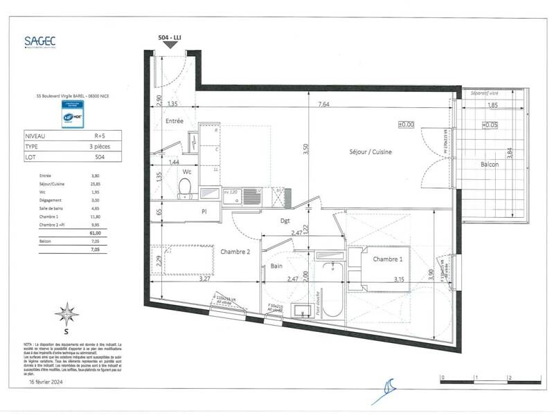 Maison à louer, 61m², NICE