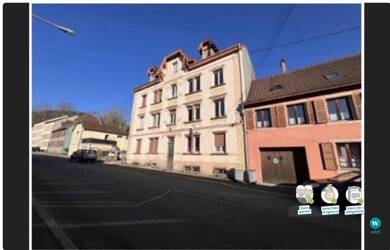 Appartement à louer 500 € 3 pièces 2 chambres 50 m² RDC Peripherie Sainte-Marie-Aux-Mines 68160