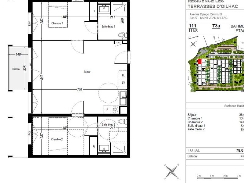 Maison à louer, 75m², SAINT JEAN D'ILLAC