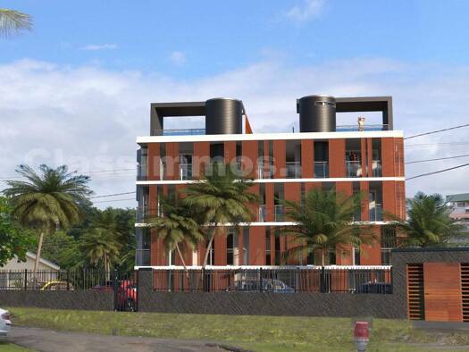 Duplex à vendre 395 000 € 3 pièces 2 chambres 76,5 m² 1er étage Le Lamentin 97232