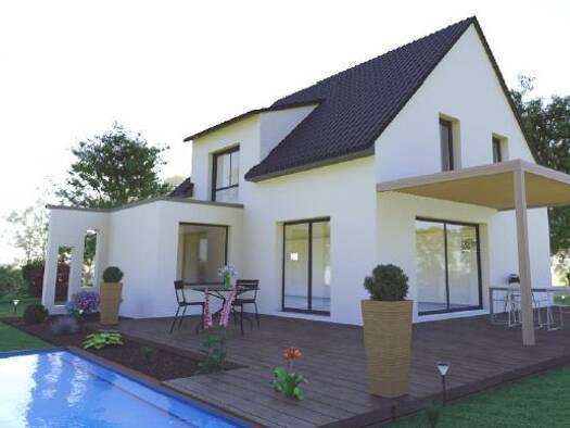 Terrain avec maison neuve à vendre 522 000 € 6 pièces 4 chambres 124 m² 338 m² de terrain Oberschaeffolsheim 67203