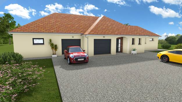 Maison neuve à vendre 385 967 € 4 pièces 3 chambres 152 m² 800 m² de terrain Saint-Aubin 39410