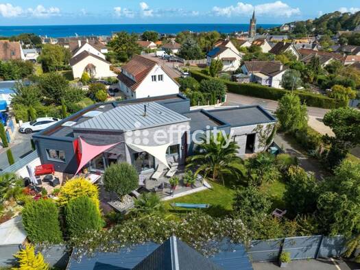 Maison de plain-pied à vendre 539 990 € 5 pièces 3 chambres 120 m² 600 m² de terrain Arromanches-les-Bains 14117