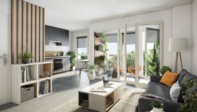 Appartement à vendre - Neuf 379 000 € 3 pièces 76 m² disponible à partir du 30/09/2025 Bois de la Grange-Village de Lognes Lognes 77185