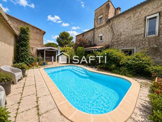 Maison à vendre 325 000 € 5 pièces 2 chambres 160 m² 723 m² de terrain Grèzes-Herminis-Villalbe Carcassonne 11000