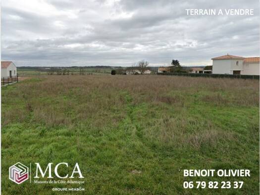 Terrain constructible à vendre 115 500 € 618 m² de terrain Saint-Augustin 17570