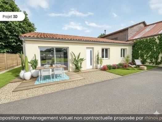 Maison à vendre - neuf 223 650 € 4 pièces 3 chambres 115 m² 540 m² de terrain Saint-Seurin-sur-l'Isle 33660