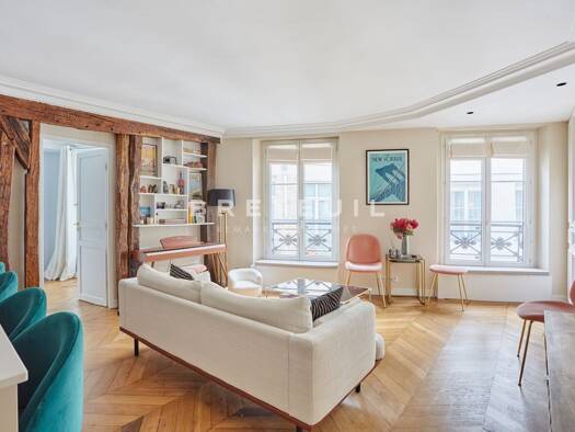 Appartement à vendre 1 145 000 € 3 pièces 2 chambres 64,53 m² Étage 3/4 Monnaie Paris 6ème arrondissement 75006
