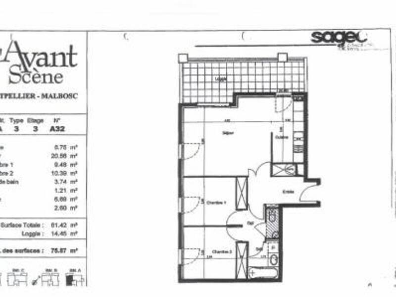 Maison à louer, 61m², MONTPELLIER