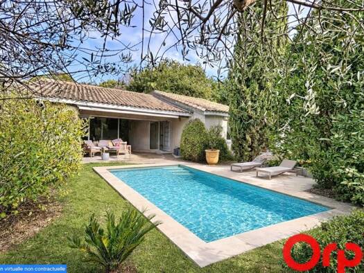 Maison de plain-pied à vendre 550 000 € 5 pièces 4 chambres 133 m² 688 m² de terrain Sud Sud Est Baillargues 34670