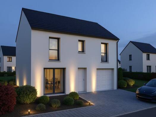 Terrain avec maison neuve à vendre 374 000 € 6 pièces 4 chambres 104,5 m² 413 m² de terrain La Pepiniere-Malesherbes Sarcelles 95200