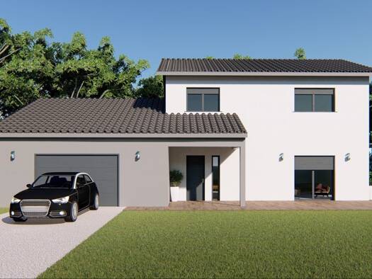 Terrain avec maison neuve à vendre 529 000 € 5 pièces 4 chambres 110 m² 350 m² de terrain Juvigny 74100