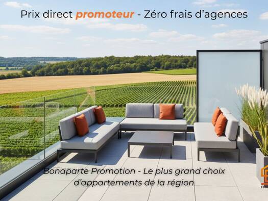 Appartement à vendre - neuf 159 000 € 2 pièces 1 chambre 40 m² Étage 2/3 Nord Est Cournonterral 34660