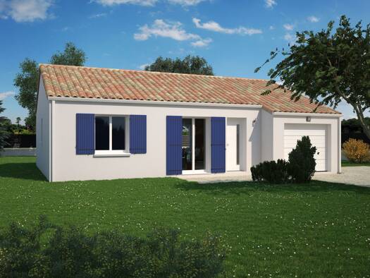 Terrain avec maison neuve à vendre 214 500 € 4 pièces 3 chambres 73 m² 432 m² de terrain Saint-Hilaire-la-Forêt 85440