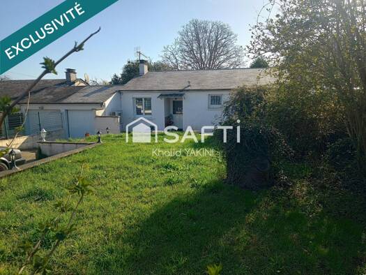 Maison de plain-pied à vendre 206 000 € 5 pièces 3 chambres 87 m² 758 m² de terrain Merisiers Plaisances Mantes-la-Ville 78711