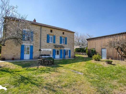Maison à vendre 153 700 € 5 pièces 3 chambres 107 m² 3 540 m² de terrain Le Buisson-de-Cadouin 24480