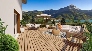 Duplex à vendre - Neuf 177 000 € 2 pièces 1 chambre 36 m² RDC/1 Savines-le-Lac 05160