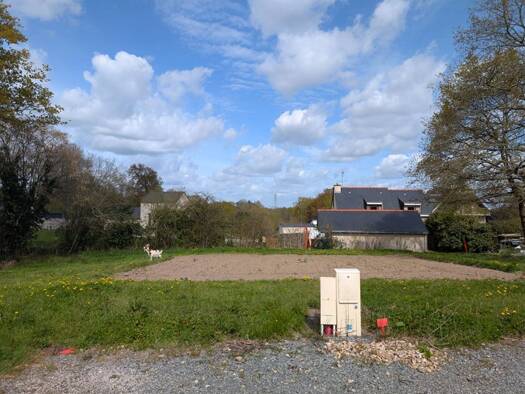 Terrain constructible viabilisé à vendre 138 600 € 546 m² de terrain Cote Est Treillières 44119
