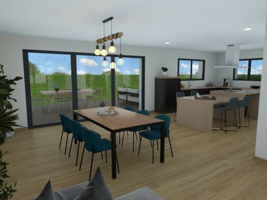 Terrain avec maison neuve à vendre 197 500 € 5 pièces 3 chambres 103 m² Gratot 50200