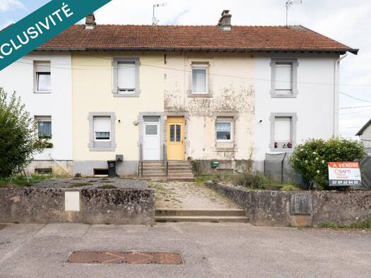 Maison à vendre 55 000 € 3 pièces 2 chambres 66 m² 117 m² de terrain Darnieulles 88390