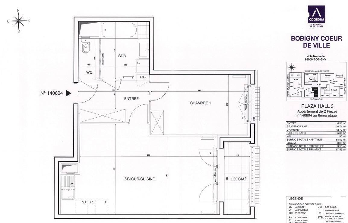 Maison à louer, 53m², BOBIGNY