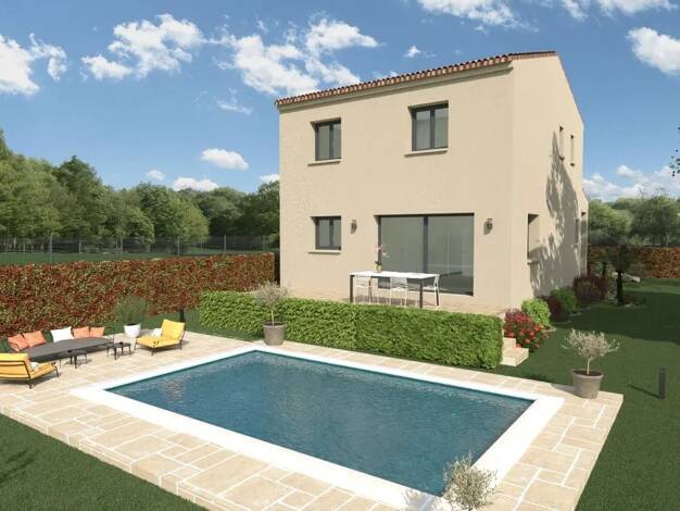 Terrain avec maison neuve à vendre 270 000 € 4 pièces 3 chambres 90 m² 410 m² de terrain Beauvoisin 30640