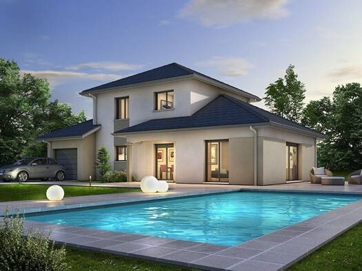 Terrain avec maison neuve à vendre 342 710 € 5 pièces 4 chambres 110 m² 806 m² de terrain Saint-Étienne-de-Saint-Geoirs 38590