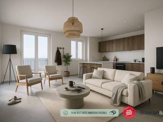 Appartement à vendre - neuf 1 180 000 € 5 pièces 136 m² 4ème étage Adamville Saint-Maur-des-Fossés 94100