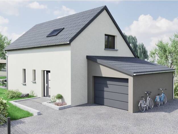 Terrain avec maison neuve à vendre 414 700 € 6 pièces 4 chambres 119 m² 400 m² de terrain Wolxheim 67120