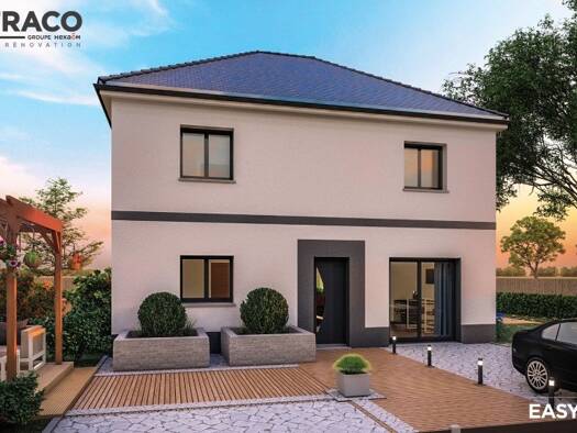Terrain avec maison neuve à vendre 236 900 € 6 pièces 5 chambres 114 m² 1 100 m² de terrain Claville 27180