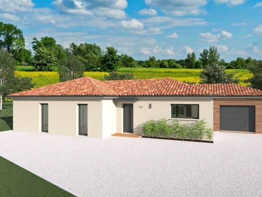 Terrain avec maison neuve à vendre 264 300 € 5 pièces 3 chambres 110 m² 1 080 m² de terrain Gramat 46500