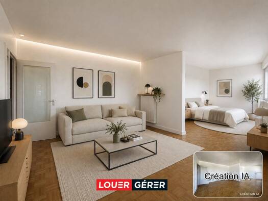 Appartement à louer 1 450 € 1 pièce 45 m² Étage 5/7 Montretout Saint-Cloud 92210