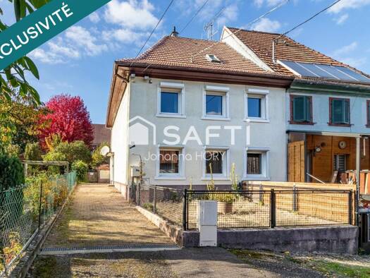 Maison à vendre 125 000 € 4 pièces 2 chambres 104 m² 1 150 m² de terrain Husseren-Wesserling 68470