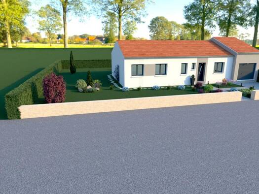 Terrain avec maison neuve à vendre 226 000 € 5 pièces 3 chambres 93 m² Revigny-sur-Ornain 55800