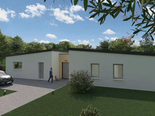 Terrain avec maison neuve à vendre 380 739 € 6 pièces 4 chambres 130 m² 1 011 m² de terrain Ouest Méricourt 62680