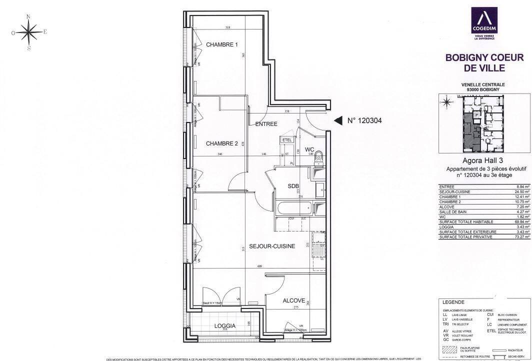 Maison à louer, 69m², BOBIGNY