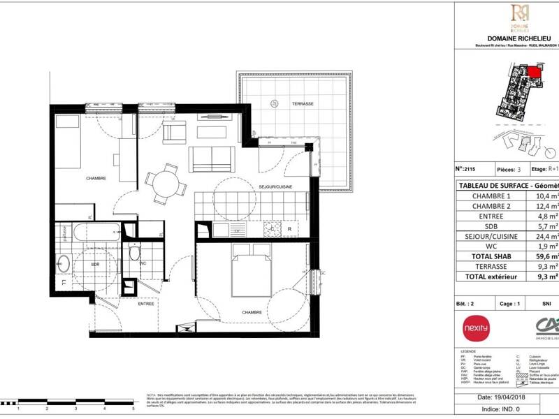 Maison à louer, 60m², RUEIL MALMAISON